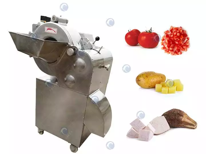 Máquina comercial para cortar cubitos de verduras | Cortadora de tomate y cebolla