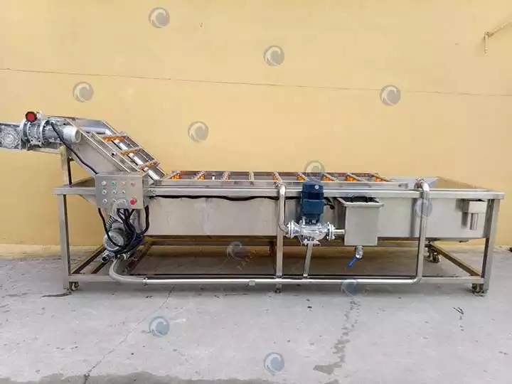 Maintainance of vegetable washing machine