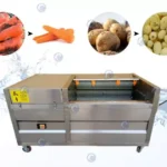 potato washing and peeling machine