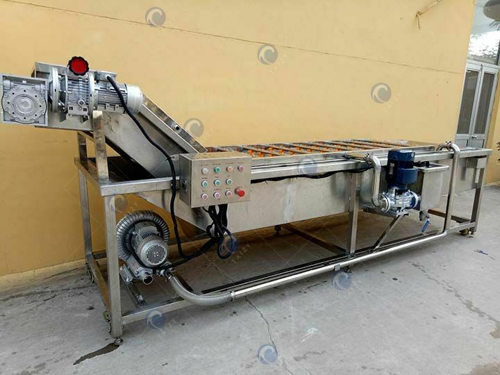 Fruit bubble washing machine exported to Thailand