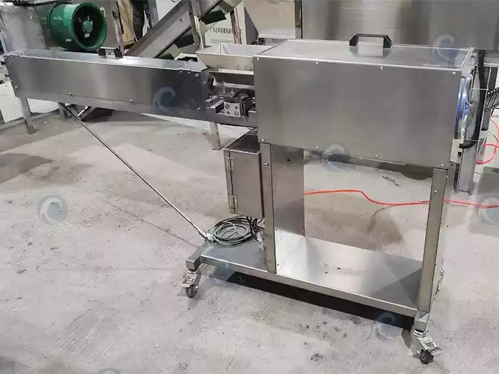 Carrot peeling machine