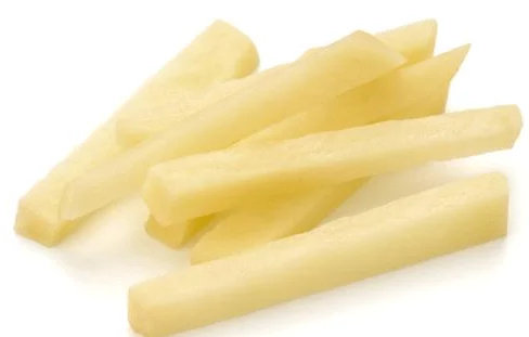 Chips de pommes de terre fabriquées par une trancheuse de pommes de terre 1