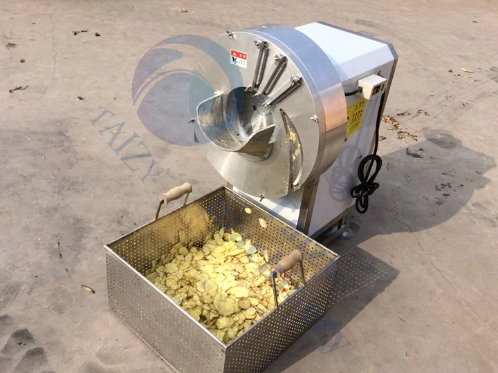 Ginger slicing machine