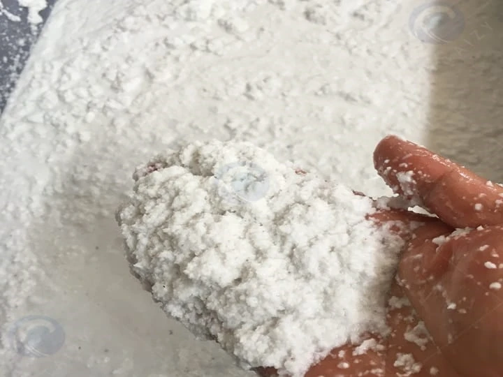 coconut flour milled in a coconut flour machine