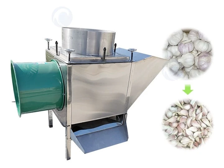 Garlic splitting machine