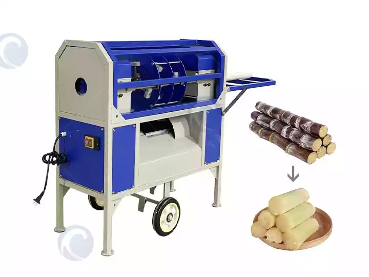 Sugar cane peeler machine
