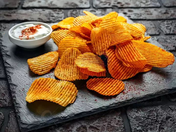 Potato chips snack food